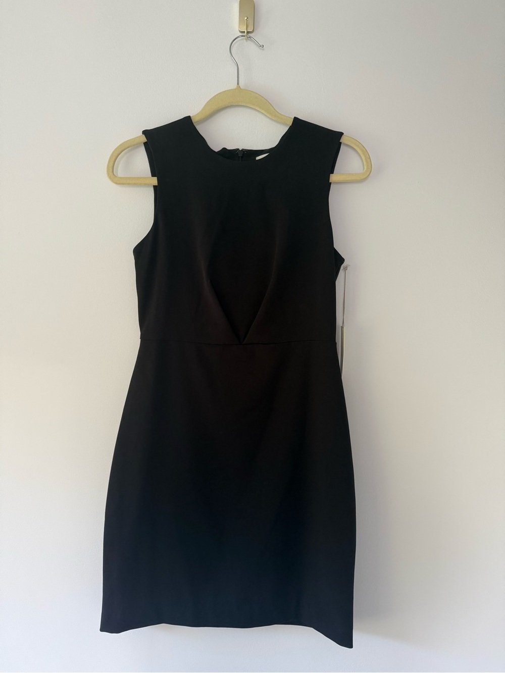 a new day Black Sleeveless Sheath Midi Dress